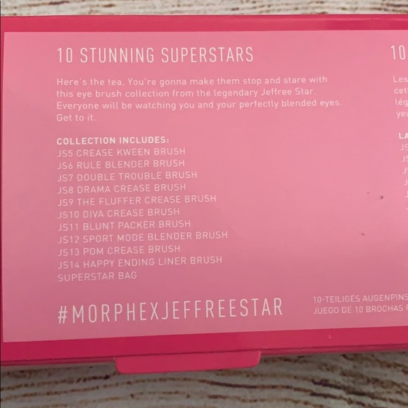 Morphe X Jeffrey Star Eye Brush Collection - Picture 2 of 4